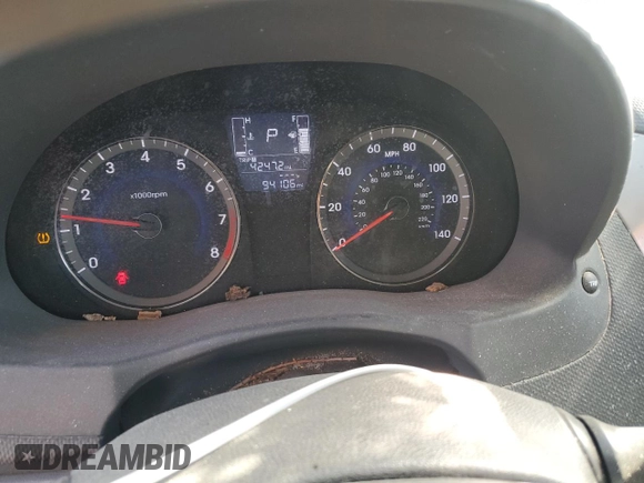 2017 Hyundai Accent SE with VIN KMHCT4AE7HU381206, listed as a Copart auction lot 88715565 with 94,106 mi miles and Salvage Title. Bid and sale history available at carsss.com. Image 9.