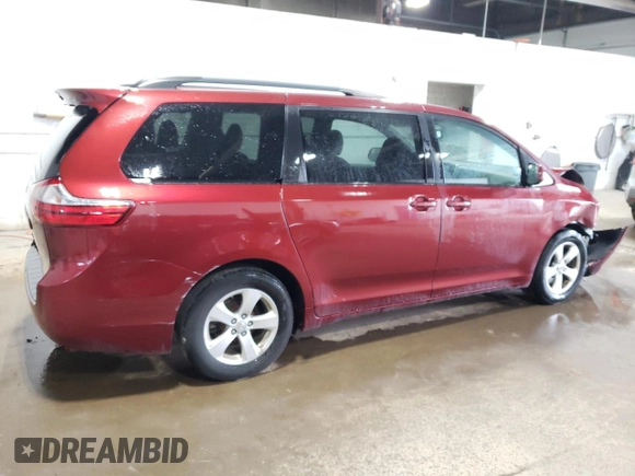 2016 Toyota Sienna LE AAS with VIN 5TDKK3DC3GS691752, listed as a Copart auction lot 55819735 with 247,385 mi miles and Clean Title. Bid and sale history available at DreamBid. Image 3.