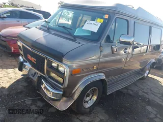 1993 GMC Vandura z VIN 1GDEG25KXPF515274, wystawiony jako IAAI lot #41663966 z przebiegiem 112 288 mil mil oraz . Historia ofert i sprzedaży dostępna na DreamBid. Obrazek 2.