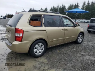 2007 Kia Sedona with VIN KNDMB133676124966, listed as a Copart auction lot 79133024 with 0 mi miles and Salvage Title. Bid and sale history available at carsss.com. Image 3.