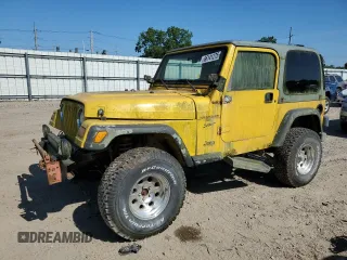 2001 Jeep Wrangler Sport с VIN 1J4FA49S01P334115, выставлен на аукционе Copart как лот 66141275 с пробегом 152 909 миль миль и Чистый • Clean title. История ставок и продаж доступна на DreamBid. Изображение 1.