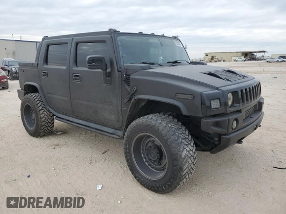 2006 Hummer H2 with VIN 5GRGN22U46H107816, listed as a Copart auction lot 89028305 with 174,544 mi miles and Salvage Title. Bid and sale history available at carsss.com. Image 4.