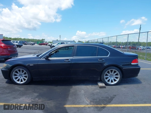 2005 BMW 7 Series 745Li with VIN WBAGN63545DS59212, listed as a IAAI auction lot 42510606 with 124,395 mi miles and . Bid and sale history available at DreamBid. Image 15.