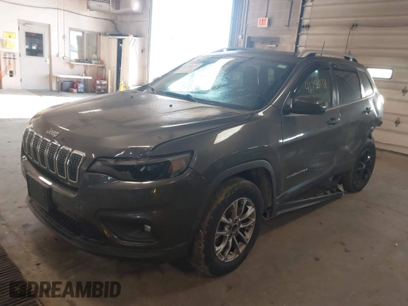 2019 Jeep Cherokee Latitude Plus with VIN 1C4PJMLB1KD139940, listed as a IAAI auction lot 41754134 with 113,237 mi miles. Bid and sale history available at carsss.com. Image 2.