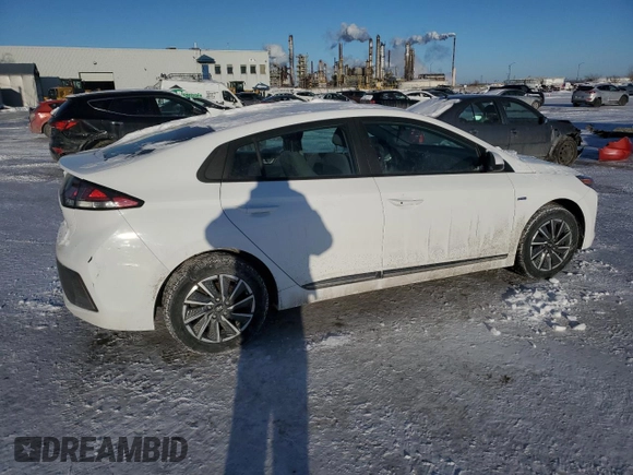 2020 Hyundai Ioniq SE with VIN KMHC75LJ7LU076365, listed as a Copart auction lot 43585025 with 105,965 mi miles and Salvage title. Bid and sale history available at DreamBid. Image 3.