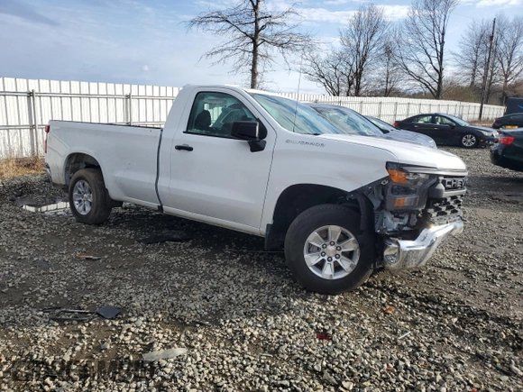2023 Chevrolet Silverado 1500 Work Truck with VIN 3GCNAAED7PG325867, listed as a Copart auction lot 47447205 with 0 mi miles and Salvage Title. Bid and sale history available at carsss.com. Image 4.