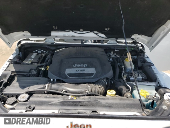 2017 Jeep Wrangler Unlimited Sahara with VIN 1C4BJWEG7HL684621, listed as a Copart auction lot 62403015 with 92,786 mi miles and Salvage title. Bid and sale history available at DreamBid. Image 12.