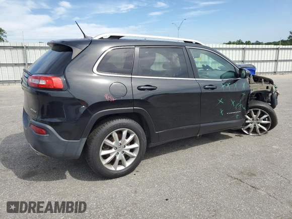 2014 Jeep Cherokee Limited z VIN 1C4PJMDS1EW132204, wystawiony jako Copart lot #57324975 z przebiegiem 98 899 mil mil oraz Szkoda całkowita • Salvage title. Historia ofert i sprzedaży dostępna na DreamBid. Obrazek 3.