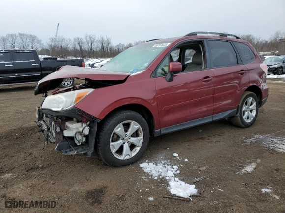 2014 Subaru Forester 2.5i Premium with VIN JF2SJAEC9EH451601, listed as a Copart auction lot 44737025 with 109,045 mi miles and Salvage Title. Bid and sale history available at carsss.com. Image 1.