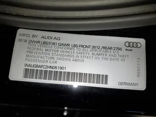 2017 Audi A6 Premium Plus with VIN WAUG8AFC2HN051901, listed as a Copart auction lot 39212413 with 50,508 mi miles. Bid and sale history available at carsss.com. Image 14.