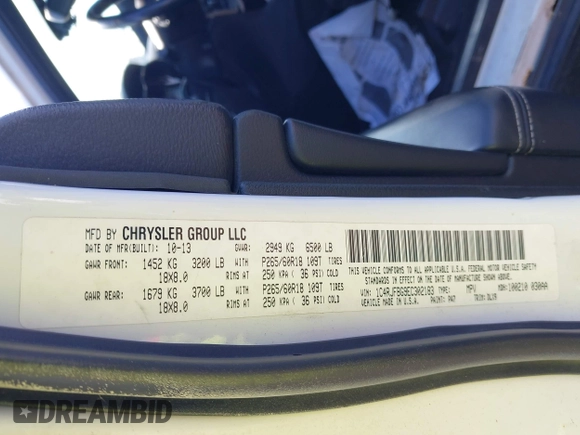 2014 Jeep Grand Cherokee Limited with VIN 1C4RJFBG9EC302183, listed as a IAAI auction lot 42635630 with 164,836 mi miles and . Bid and sale history available at DreamBid. Image 9.