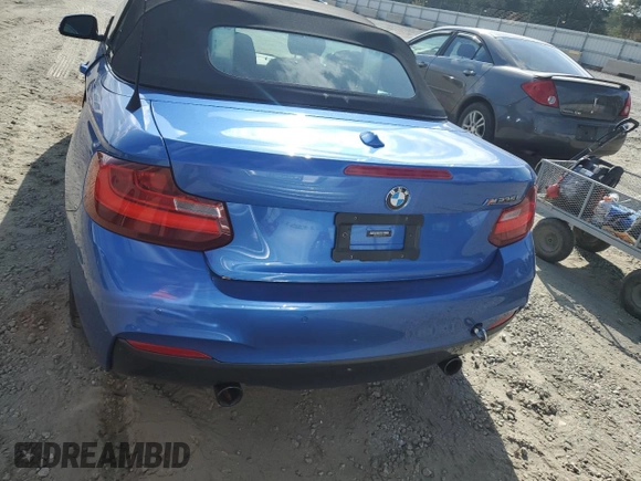 2015 BMW 2 Series M235i with VIN WBA1M1C53FV393104, listed as a Copart auction lot 71143703 with 12,025 mi miles. Bid and sale history available at carsss.com. Image 6.