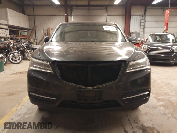 2016 Acura MDX with VIN 5FRYD4H21GB035516, listed as a IAAI auction lot 41242293 with 122,606 mi miles. Bid and sale history available at carsss.com. Image 13.