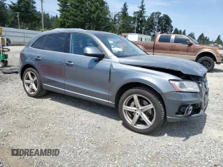 2015 Audi Q5 Premium Plus with VIN WA1CMAFP2FA032411, listed as a Copart auction lot 60981165 with 123,270 mi miles and Salvage title. Bid and sale history available at DreamBid. Image 4.