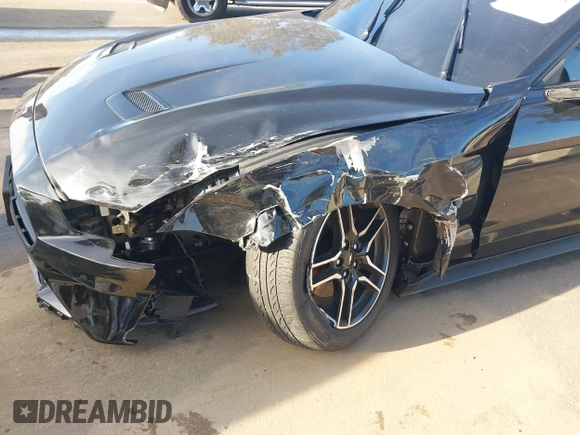 2022 Ford Mustang EcoBoost with VIN 1FATP8UH7N5131062, listed as a IAAI auction lot 41594398 with 30,982 mi miles and . Bid and sale history available at DreamBid. Image 6.
