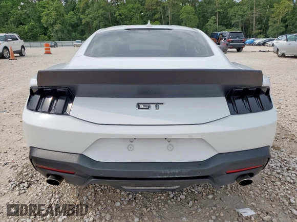 2024 Ford Mustang GT with VIN 1FA6P8CF6R5428391, listed as a Copart auction lot 58642115 with 14,806 mi miles and Salvage title. Bid and sale history available at DreamBid. Image 6.