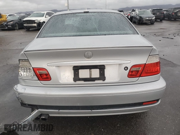 2004 BMW 3 Series 330Ci with VIN WBABD53454PL13225, listed as a Copart auction lot 45426845 with 163,339 mi miles and Salvage Title. Bid and sale history available at carsss.com. Image 6.