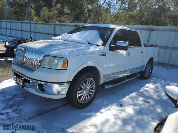 2007 Lincoln Mark LT with VIN 5LTPW16577FJ08478, listed as a Copart auction lot 41808065 with 279,876 mi miles and Salvage Title. Bid and sale history available at carsss.com. Image 1.