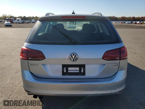 2017 Volkswagen Golf SportWagen S with VIN 3VWC17AU9HM511376, listed as a Copart auction lot 76780114 with 16,480 mi miles and Salvage Title. Bid and sale history available at carsss.com. Image 6.