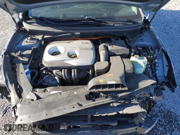 2018 Hyundai Sonata Hybrid SE with VIN KMHE24L36JA078562, listed as a Copart auction lot 41896565 with 121,959 mi miles and Salvage Title. Bid and sale history available at carsss.com. Image 13.