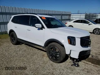 2024 Kia Telluride SX X-Line with VIN 5XYP5DGC1RG528869, listed as a Copart auction lot 46706075 with 13,779 mi miles and Salvage Title. Bid and sale history available at carsss.com. Image 4.