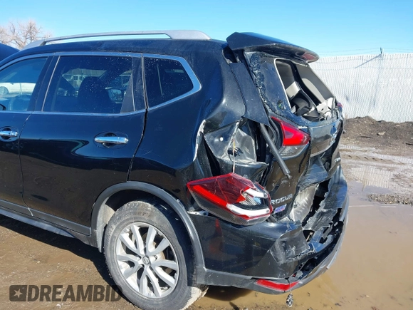 2019 Nissan Rogue SV with VIN KNMAT2MV4KP507393, listed as a IAAI auction lot 41702759 with 108,821 mi miles. Bid and sale history available at carsss.com. Image 20.