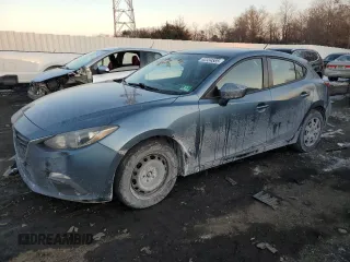 2014 Mazda 3 i Sport with VIN JM1BM1K76E1214392, listed as a Copart auction lot 42334585 with 165,202 mi miles and Salvage Title. Bid and sale history available at carsss.com. Image 1.