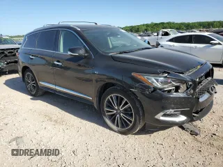 2020 Infiniti QX60 Pure with VIN 5N1DL0MM9LC530326, listed as a Copart auction lot 57086055 with 126,420 mi miles and Salvage title. Bid and sale history available at DreamBid. Image 4.