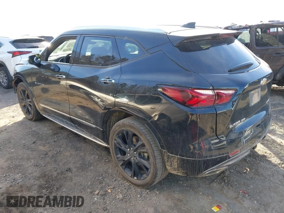 2021 Chevrolet Blazer Premier with VIN 3GNKBLRSXMS519054, listed as a IAAI auction lot 41427784 with 60,473 mi miles and . Bid and sale history available at DreamBid. Image 3.
