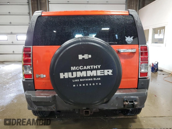 2008 Hummer H3 SUV with VIN 5GTEN13E488114190, listed as a Copart auction lot 73698974 with 158,239 mi miles and Clean Title. Bid and sale history available at carsss.com. Image 6.