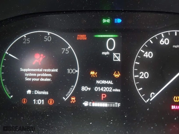 2023 Honda CR-V Hybrid Sport with VIN 2HKRS5H56PH709561, listed as a IAAI auction lot 41484898 with 14,202 mi miles. Bid and sale history available at carsss.com. Image 16.
