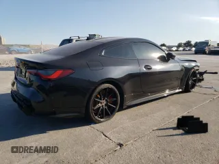 2021 BMW M4 Competition with VIN WBS33AZ09MCG55478, listed as a Copart auction lot 73495724 with 0 mi miles and Salvage Title. Bid and sale history available at carsss.com. Image 3.
