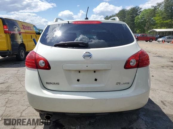 2008 Nissan Rogue SL with VIN JN8AS58V28W404670, listed as a Copart auction lot 52741815 with 191,363 mi miles and Clean Title. Bid and sale history available at DreamBid. Image 6.