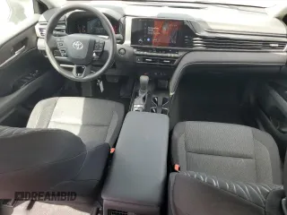 2025 Toyota Camry LE with VIN 4T1DAACK2SU588668, listed as a Copart auction lot 51573135 with 372 mi miles and Salvage Title. Bid and sale history available at carsss.com. Image 8.