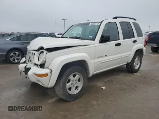 2003 Jeep Liberty Limited with VIN 1J4GK58K83W504657, listed as a Copart auction lot 43963775 with 123,449 mi miles and Salvage Title. Bid and sale history available at carsss.com. Image 1.