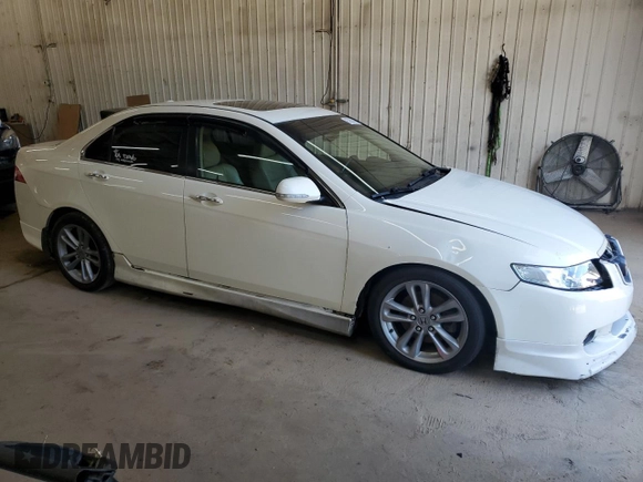 2005 Acura TSX with VIN JH4CL968X5C010626, listed as a Copart auction lot 63658785 with 187,350 mi miles and Salvage title. Bid and sale history available at DreamBid. Image 4.