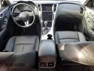 2020 Infiniti Q50 Luxe with VIN JN1EV7AR3LM255979, listed as a Copart auction lot 47680775 with 61,340 mi miles and Salvage title. Bid and sale history available at DreamBid. Image 8.