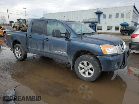 2013 Nissan Titan Pro-4X with VIN 1N6AA0ECXDN314703, listed as a Copart auction lot 49507105 with 287,763 mi miles and Salvage title. Bid and sale history available at DreamBid. Image 4.