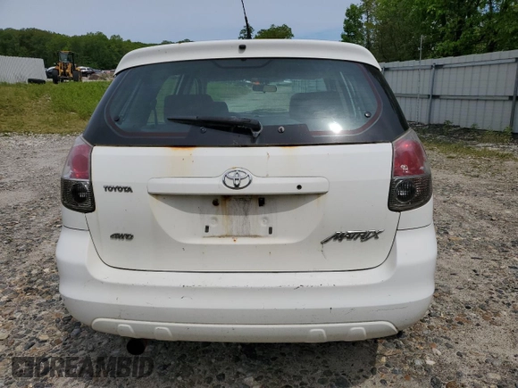 2006 Toyota Matrix STD z VIN 2T1LR32E46C558882, wystawiony jako Copart lot #58572695 z przebiegiem 236 440 mil mil oraz Czysty tytuł • Clean title. Historia ofert i sprzedaży dostępna na DreamBid. Obrazek 6.