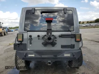 2017 Jeep Wrangler Unlimited 75th Anniversary with VIN 1C4BJWEG6HL676557, listed as a Copart auction lot 55426945 with 75,741 mi miles and Salvage title. Bid and sale history available at DreamBid. Image 6.