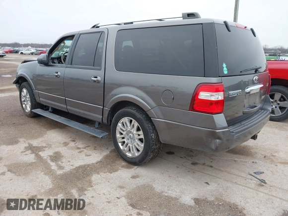 2014 Ford Expedition EL Limited with VIN 1FMJK1K5XEEF07409, listed as a IAAI auction lot 41709606 with 140,874 mi miles. Bid and sale history available at carsss.com. Image 3.