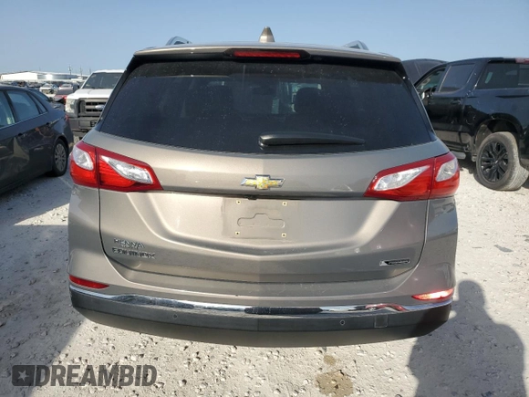 2018 Chevrolet Equinox Premier with VIN 3GNAXMEV1JS531382, listed as a Copart auction lot 49818085 with 98,740 mi miles and Salvage Title. Bid and sale history available at carsss.com. Image 6.