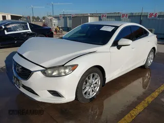 2015 Mazda 6 i Sport with VIN JM1GJ1U53F1196218, listed as a IAAI auction lot 41385343 with 133,508 mi miles. Bid and sale history available at carsss.com. Image 2.