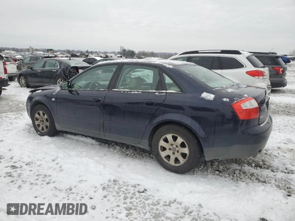 2002 Audi A4 1.8T с VIN WAULC68E62A175144, выставлен на аукционе Copart как лот 83342324 с пробегом 81 536 миль миль и Чистый • Clean title. История ставок и продаж доступна на DreamBid. Изображение 2.