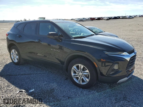 2020 Chevrolet Blazer LT with VIN 3GNKBCRS4LS606396, listed as a Copart auction lot 50106225 with 45,299 mi miles and Salvage title. Bid and sale history available at DreamBid. Image 4.