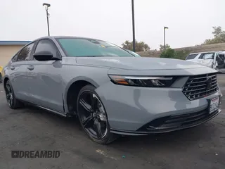 2024 Honda Accord Sport-L with VIN 1HGCY2F79RA031116, listed as a IAAI auction lot 42444006 with 20,415 mi miles and . Bid and sale history available at DreamBid. Image 6.