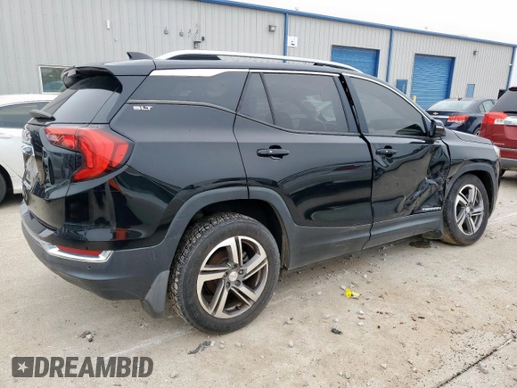 2019 GMC Terrain SLT with VIN 3GKALPEV4KL343302, listed as a Copart auction lot 55336215 with 160,288 mi miles and Clean Title. Bid and sale history available at DreamBid. Image 3.