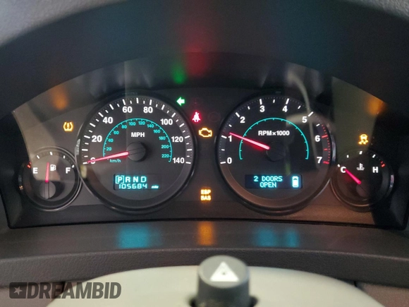 2006 Jeep Grand Cherokee Laredo with VIN 1J4HS48N16C351585, listed as a Copart auction lot 80783644 with 105,684 mi miles and Salvage Title. Bid and sale history available at carsss.com. Image 9.
