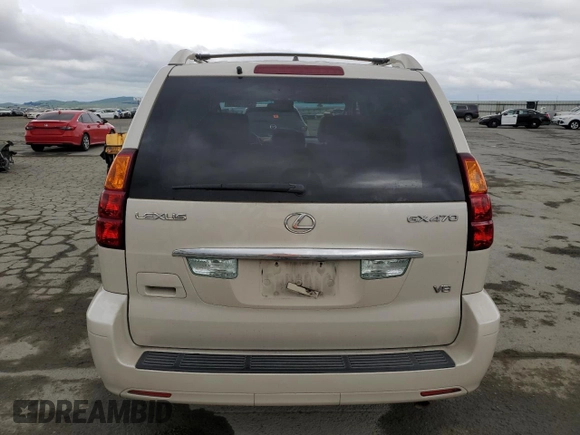 2003 Lexus GX 470 z VIN JTJBT20X330006191, wystawiony jako Copart lot #53516235 z przebiegiem 146 860 mil mil oraz Szkoda całkowita • Salvage title. Historia ofert i sprzedaży dostępna na DreamBid. Obrazek 6.
