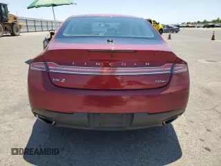 2015 Lincoln MKZ with VIN 3LN6L2G95FR618016, listed as a Copart auction lot 62378435 with 52,405 mi miles and Salvage title. Bid and sale history available at DreamBid. Image 6.